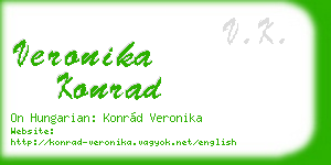 veronika konrad business card